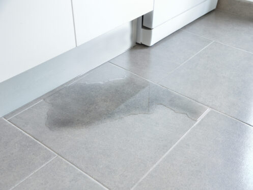 A leak behind a kitchen wall in San Jose