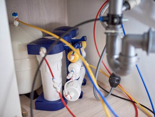Water filtration system in San Jose