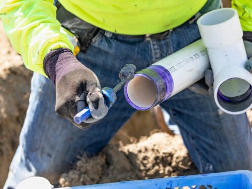 Water line installation in San Jose, CA