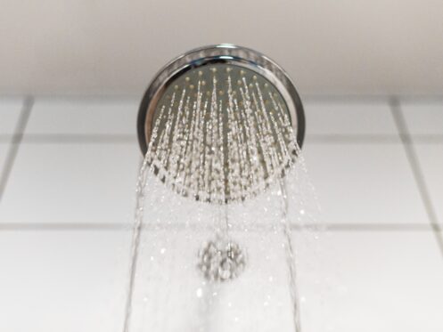 A low-flow showerhead in San Jose
